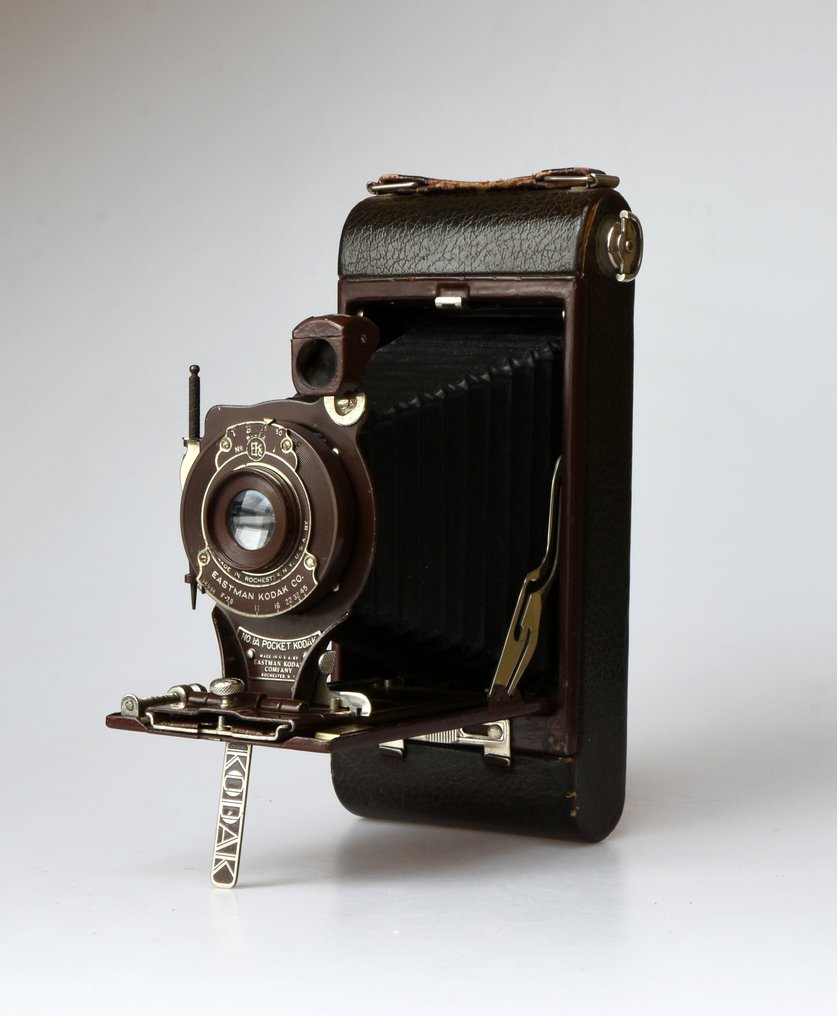 Kodak No. 1A pocket met stift (Bruin) Cámara de gran formato #1.1