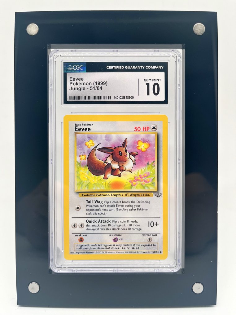 Pokémon Graded card - Eevee - CGC 10 - WOTC - Jungle #1.0