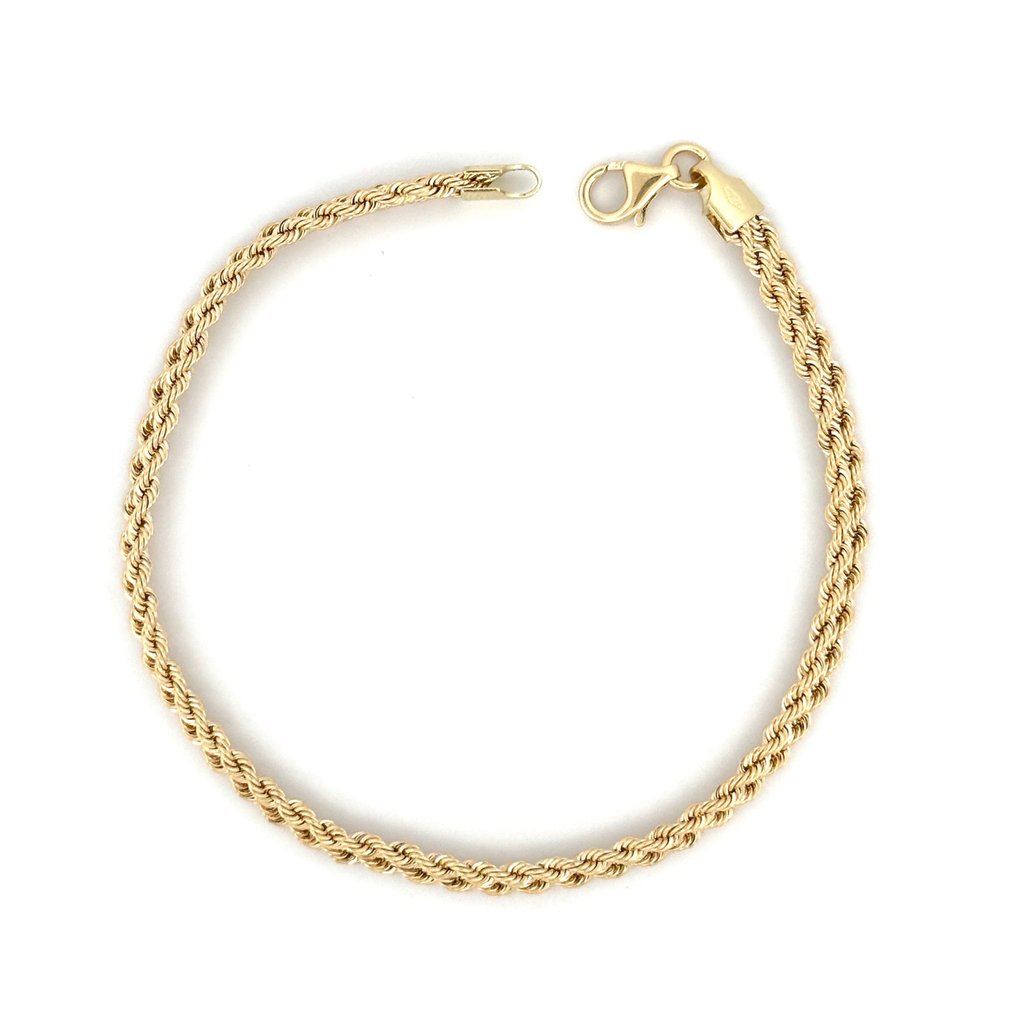 Zonder minimumprijs - Handmade - Armband - Bismark - 3.1 g - 18 karaat Geel goud - Made in Italy #4.3