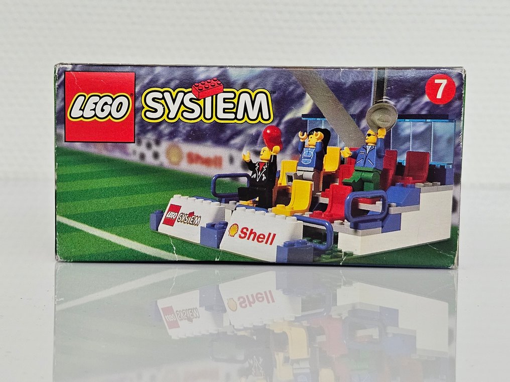 Lego - Sistema - 3309 - Zeldzame Lego Shell WK 1998 (nummer 7) voetbalstadion hoofdtribune in topstaat! - 1990-2000 #3.2