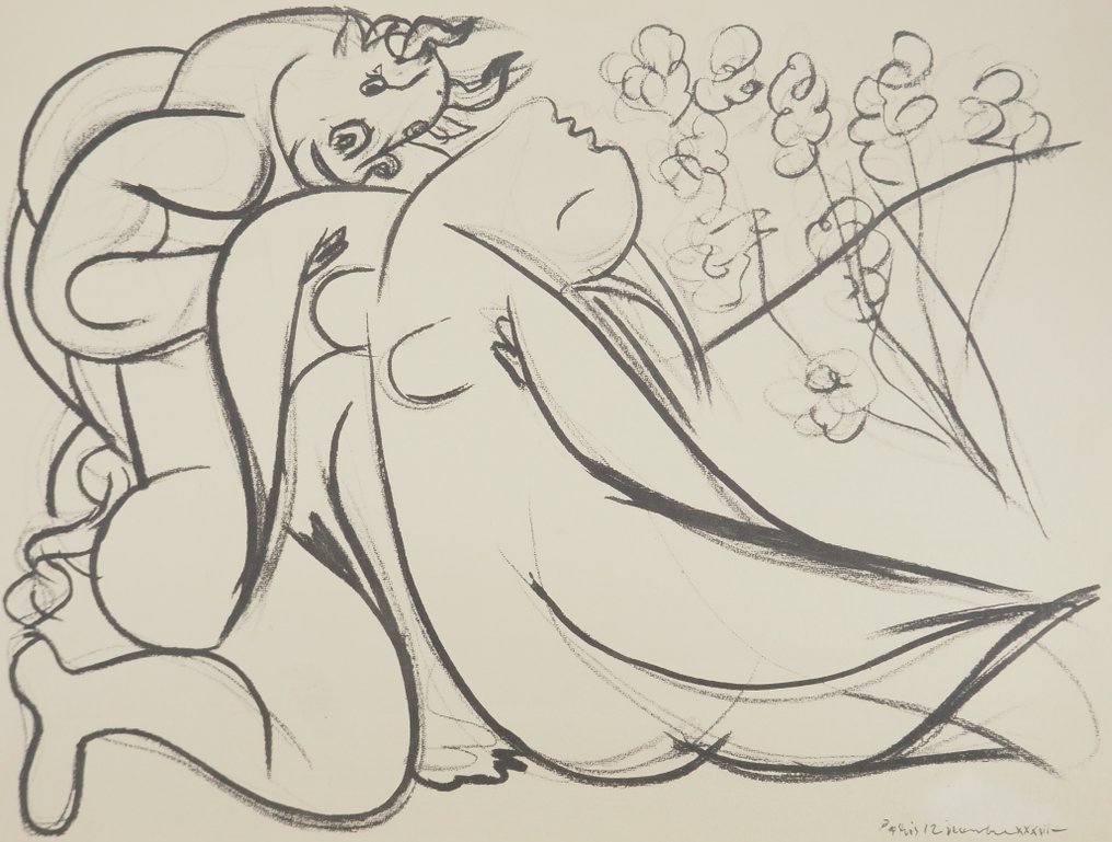 Pablo Picasso (1881-1973) - Les amoureux #2.2