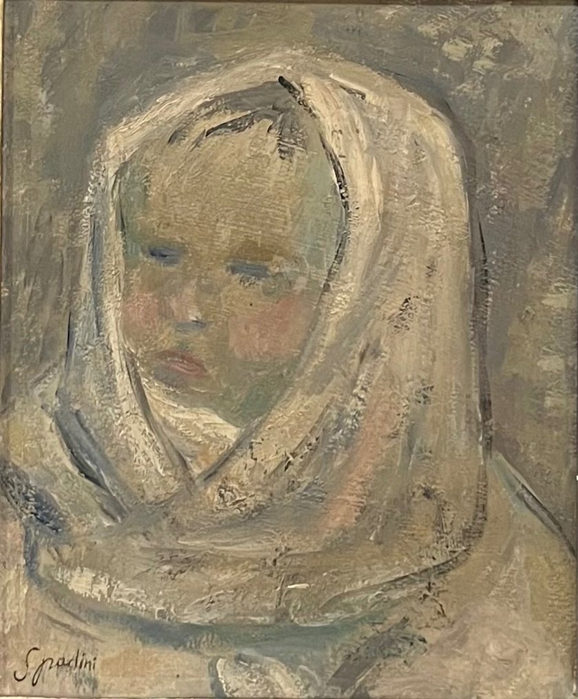Armando Spadini (1883-1925), attr. a - Ritratto di Bambino #1.1