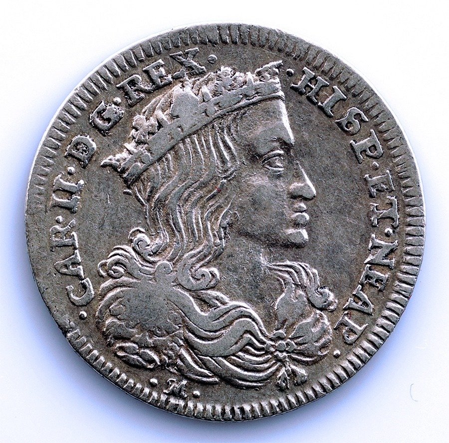 Spanien. Carlos II (1665-1700). Tari - 1696 - Nápoles - Escasa #1.1