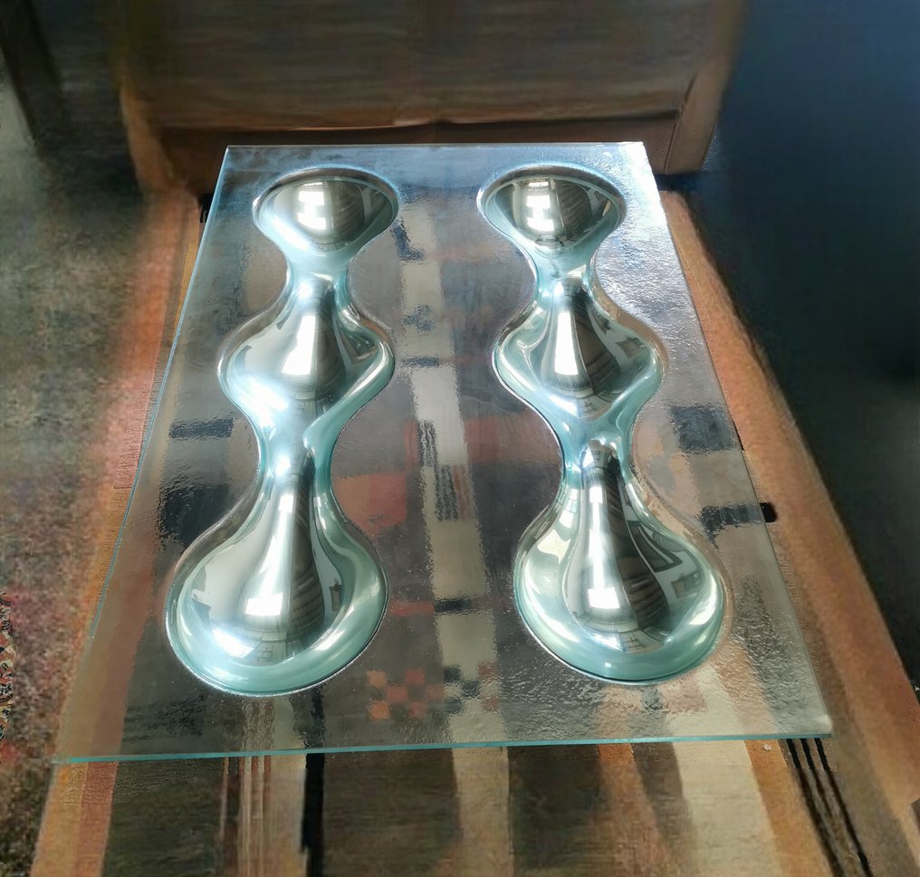 Fiam - Ron Arad - Coffee table - Steel - “Konx” model #2.1