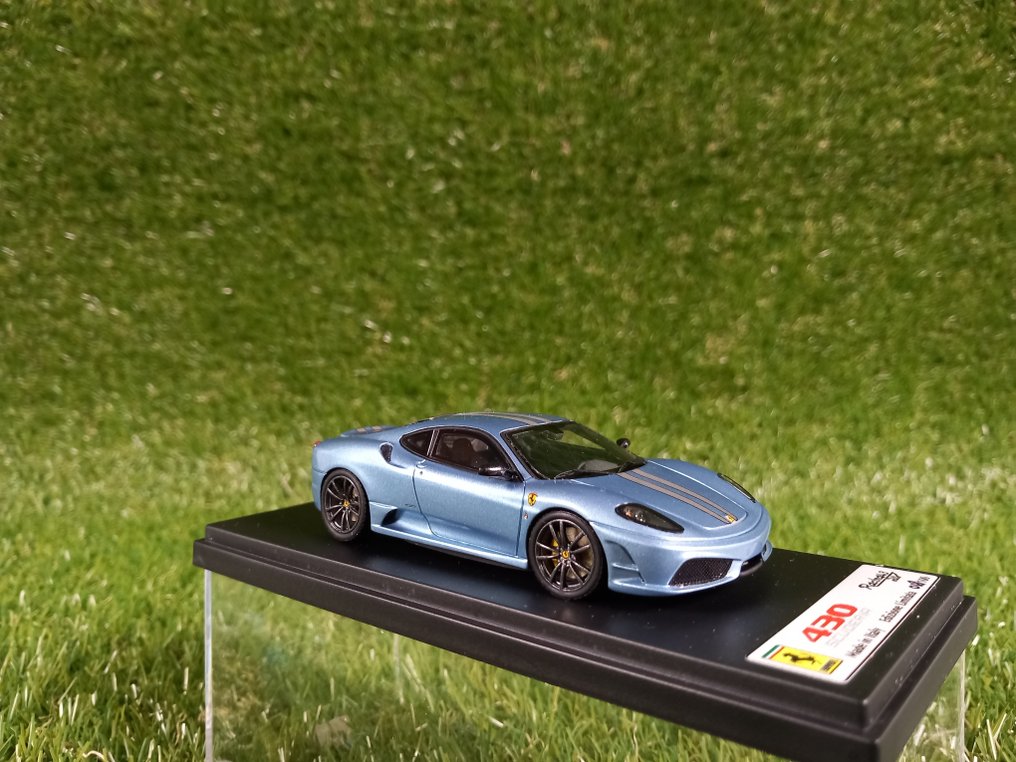 Racing43 1:43 - Modelbil - Ferrari 430 - Metallic Blue - udg. begrænset 018/100 #2.2