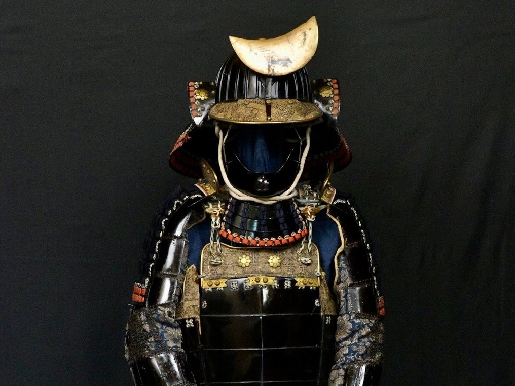 Yoroi Gusoku páncél - Réz, Selyem, Vas - Japán O´Yoroi teljes szamuráj páncél daimyo - Edo Period (1600-1868) #1.1