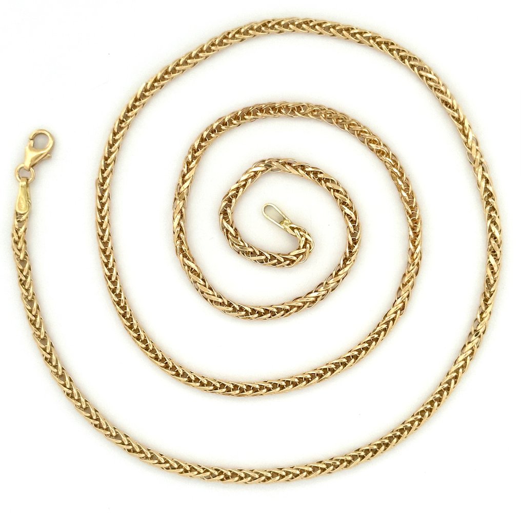 没有保留价 - Handmade - 项链 - Spiga - 4.6 g - 18K包金 黄金 #2.1