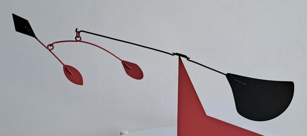 Pedro Rey - Rzeźba, Red mobile - 26 cm - Stal #2.1
