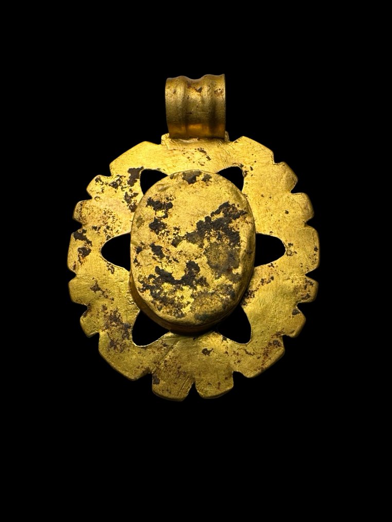 Muinainen Rooma Kulta Riipus XRF-testillä #4.3