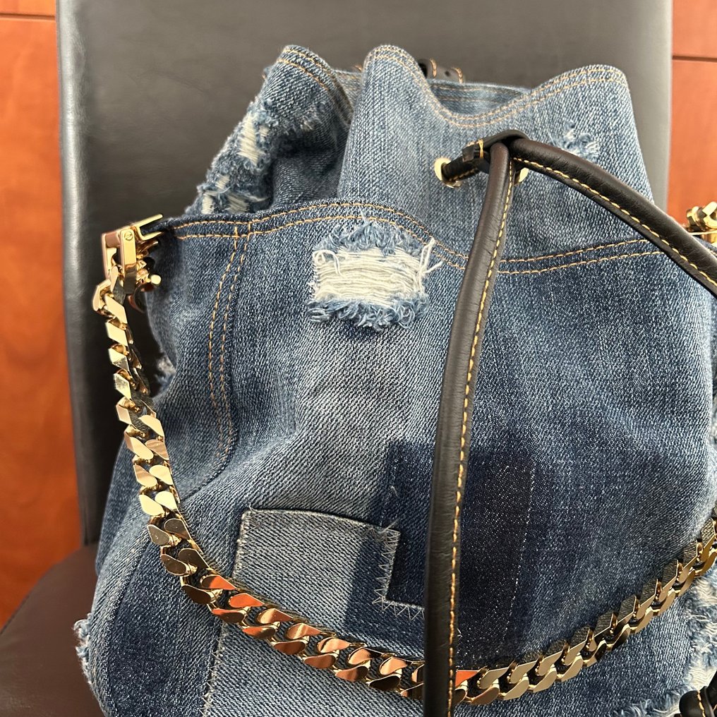 Dsquared2 - Babe Wire Denim and Leather Backpack - Rygsæk #1.2