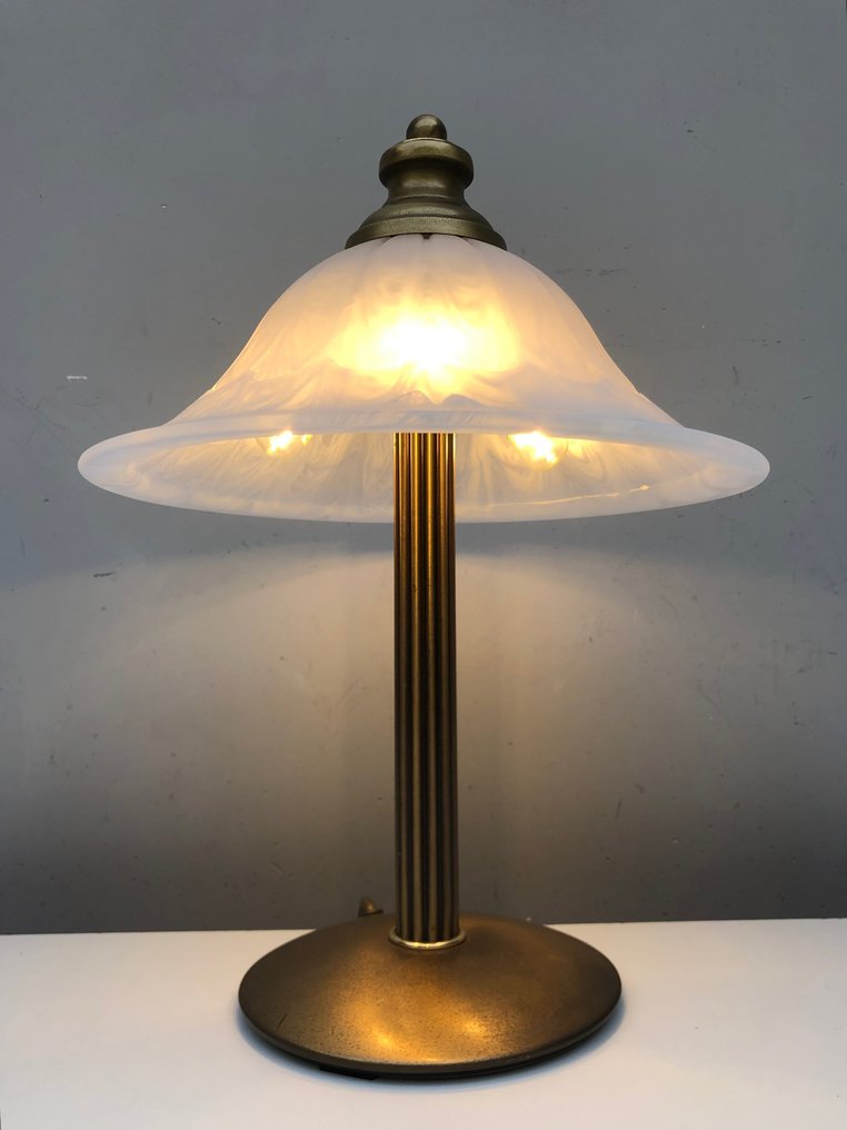 EF Frantzen - Bordlampe - Glas, Messing #1.2