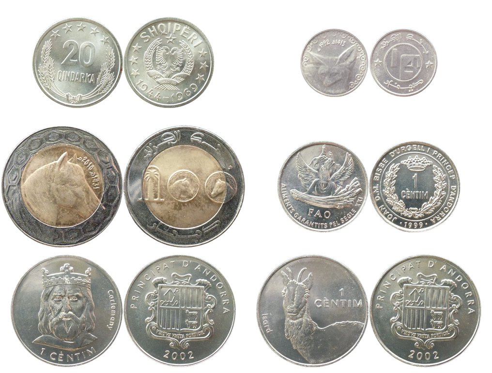 Κόσμος. Lot of 160 various coins 1816/2013  (χωρίς τιμή ασφαλείας) #3.1