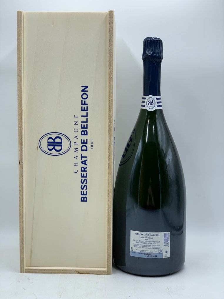 Besserat De Bellefon, Cuvée Des Moines Bleu - 香槟地 Brut - 1 Double Magnum/Jeroboam (3.0L) #1.2