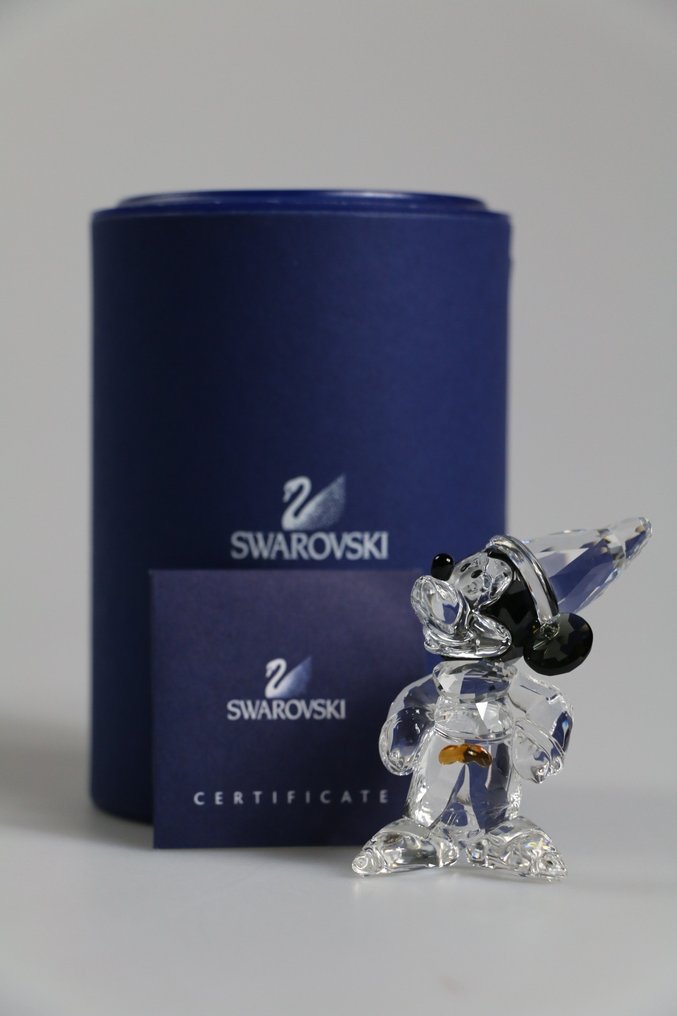 Figure - Swarovski - Disney - Sorcerer Mickey - Limited Edition 2009 - Small - 955427 - (Boxed + - Crystal #1.1