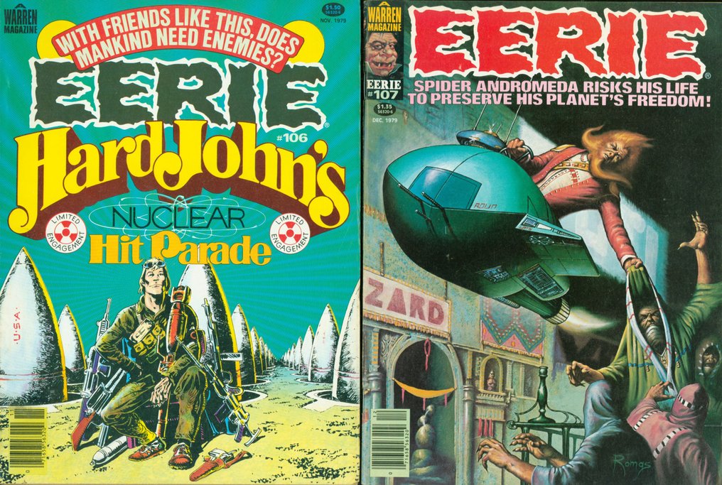 Eerie 102 - 103 - 104 - 105 - 106 - 107 - 108 -109 - 110 - 112 - 113 - Divers - 11 Comic - 1979/1980 #3.2