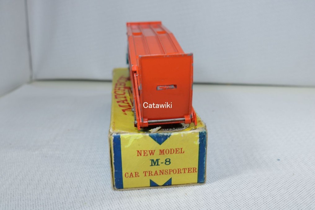 1:64 - Modelauto - Matchbox M-8 Major Pack Car Transporter in excellent condition all original Superb - made in England, no reserve price #2.2