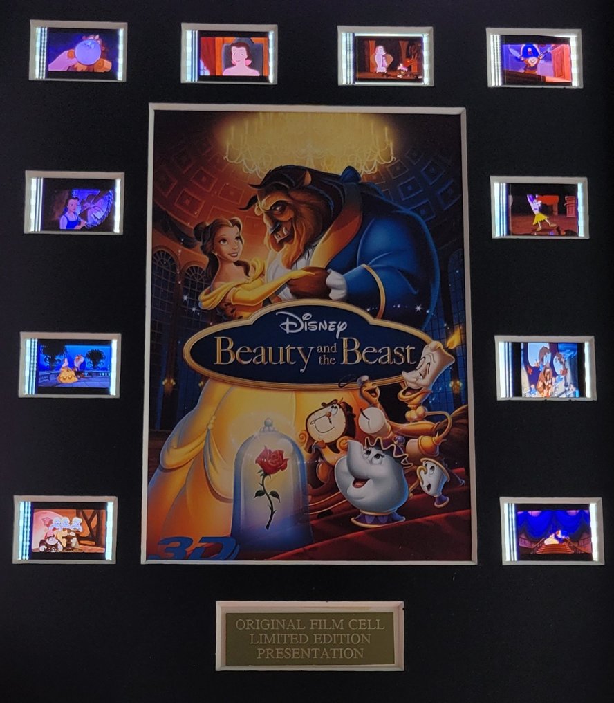 Beauty and the Beast - Framed Film Cell Display with COA #3.2