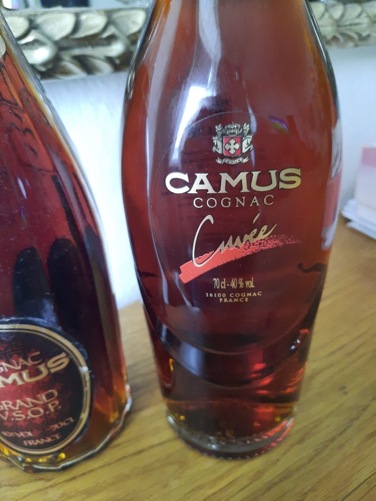Camus - Grand VSOP & Cuvée  - b. 1990-talet, 2000-talet - 70 cl - 2 flaskor #1.2
