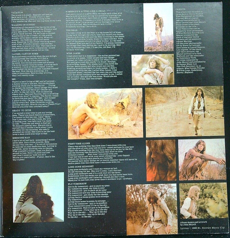 John Mayall (UK 1968 gatefold unboxed 1st pressing LP) - Blues From Laurel Canyon (Electric Blues, Blues Rock) - LP专辑（单品） - 1st Pressing - 1968 #3.1