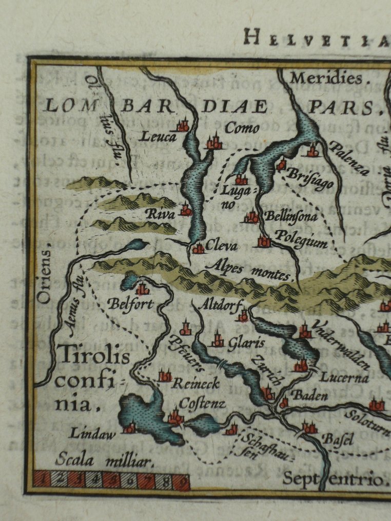 Europa - Suíça / Genebra / Como / Zurique / Berna; Philippe Galle - Helvetia - 1581-1600 #2.1