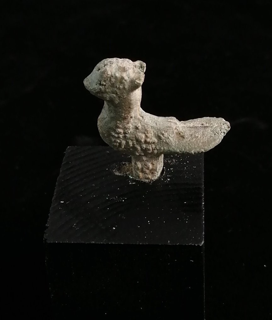 古羅馬 青銅色 公雞雕像 - 25 mm  (沒有保留價) #2.1