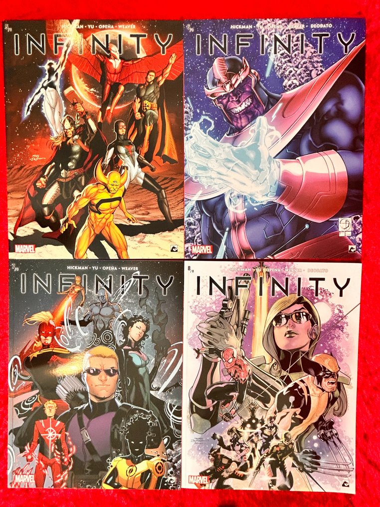 Guardians of the Galaxy, Inhumans, The Avengers [Marvel] (De Vergelders), X-Men (X-mannen) Dark Dragon Books uitgaven - Complete set - Infinity - 8 Album - 第一版 - 2021 #3.1
