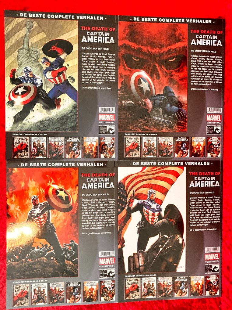 美国上尉 Dark Dragon Books uitgaven - complete set - The death of Captain America 1 t / m 6 - 6 Album - 第一版 - 2023 #2.2