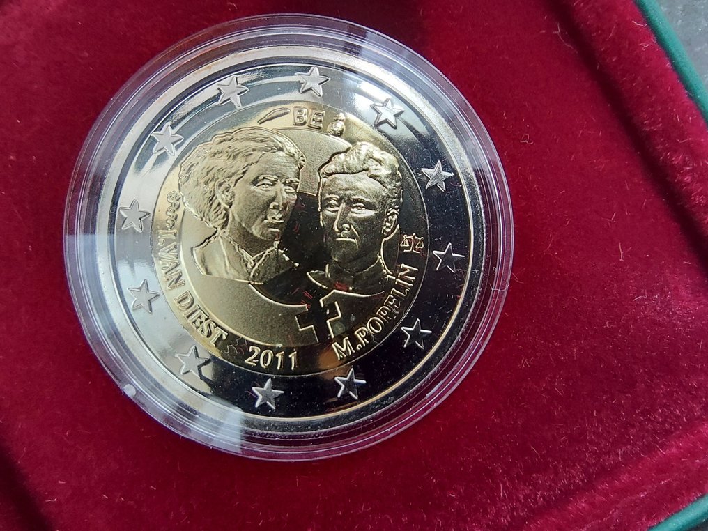 比利時. 2 Euro 2009/2011 Proof (2 monete)  (沒有保留價) #2.2
