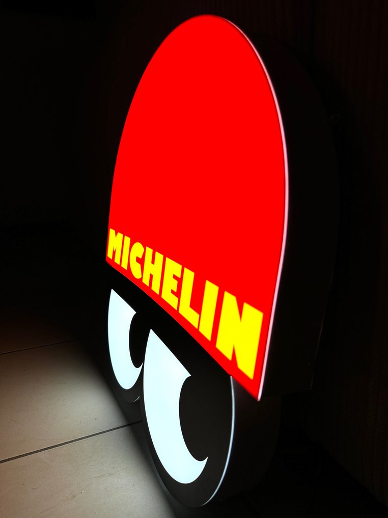 Lighted sign - Bibendum Michelin - Aluminum - Abs #2.1