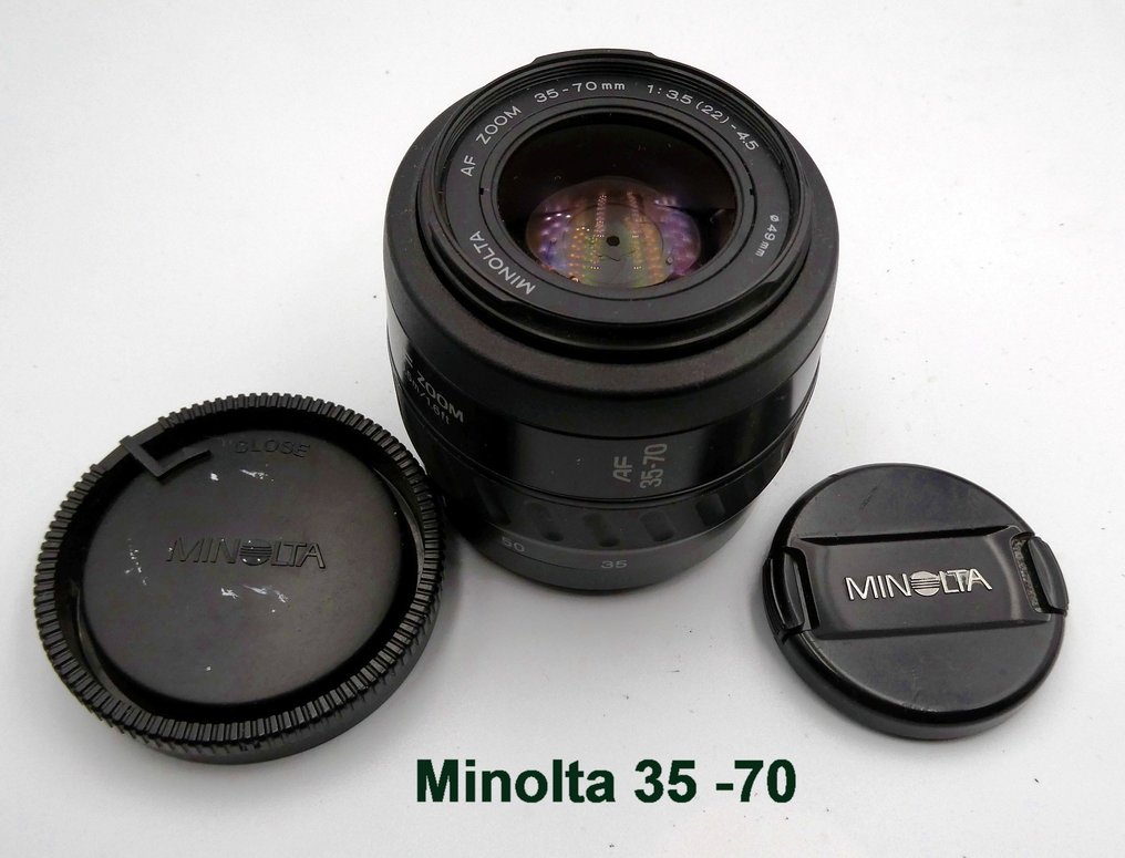 Minolta 1.7/50mm + 35-70mm Obiettivo per fotocamera #2.1