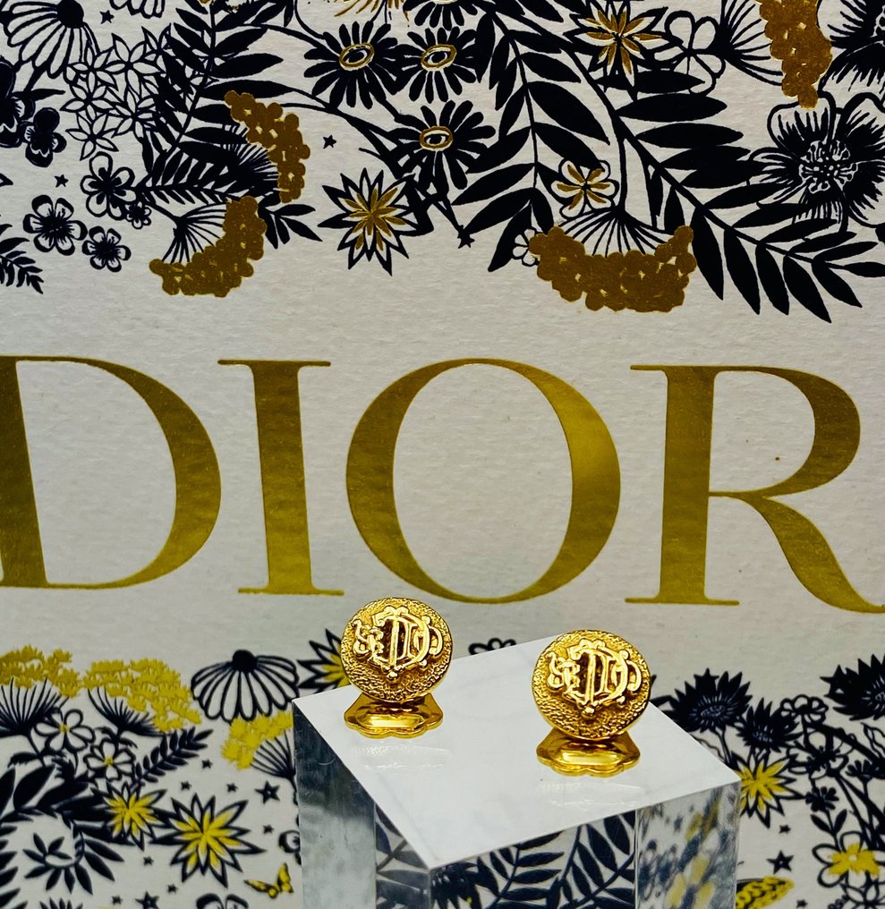 Christian Dior - Goud gevuld - Oorbellen - Vintage #1.1