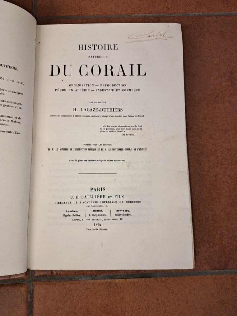 Lacaze-Duthiers - Histoire naturelle du Corail - 1864 #2.2
