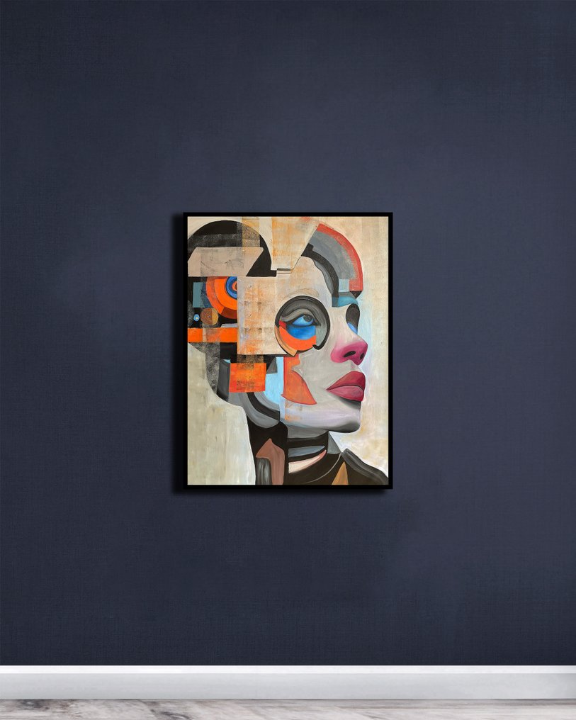 Patricia Marini - Digital Dystopia N°2 (Oil On Canvas) #1.2