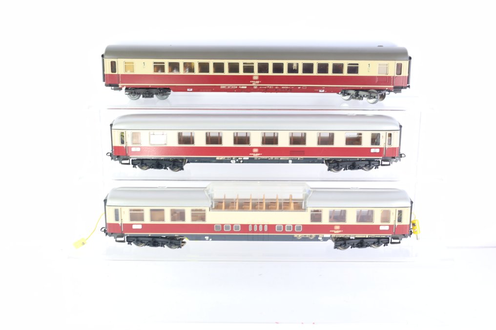 Märklin H0 - 4089/4090 - Model train passenger carriage (3) - 3 TEE carriages, 1st class - DB #1.1