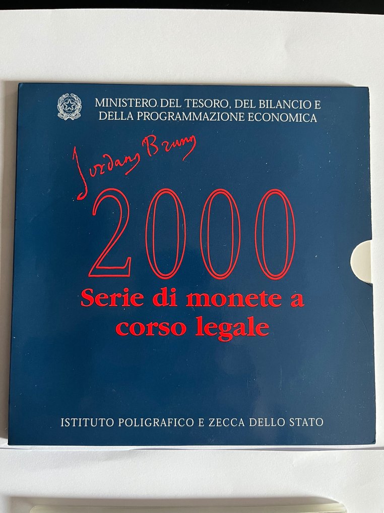 Itália, República Italiana. Serie divisionale 2000/2001 (2 set) FDC  (Sem preço de reserva) #1.2