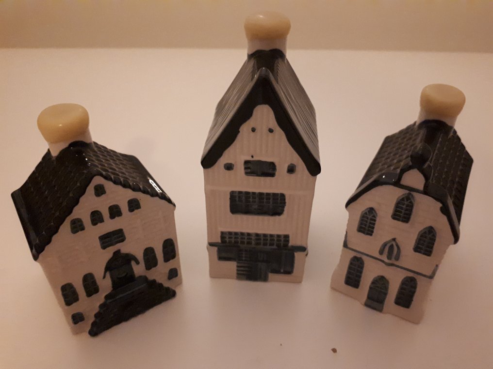 Bols - Miniaturfigur - Neun KLM-Häuser, Delfter Blau #3.1