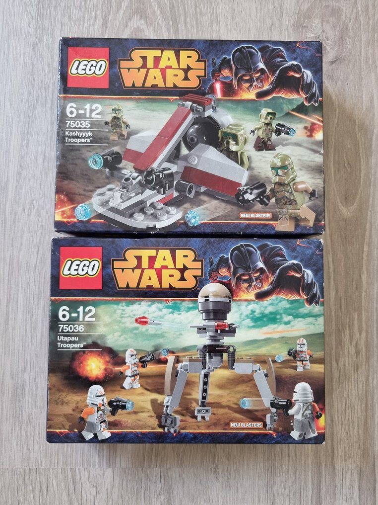 Lego - Star Wars - 75035 en 75036 - Kashyyyk Troopers en Utapau Troopers Star Wars - 2010-2020 #1.1