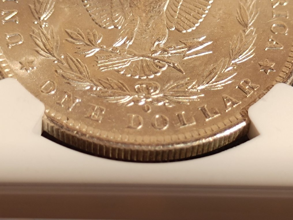 USA. Morgan Dollar 1884-O, NGC Graded MS62  (Utan reservationspris) #3.3