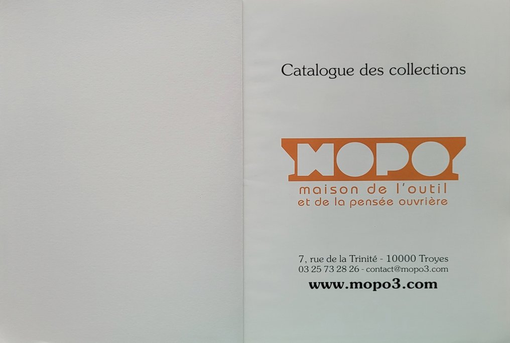 Livres 'Catalogue des collection Maison de l'outil et de la pensée ouvrières' & 'L'homme et ses - Työväline  #2.2