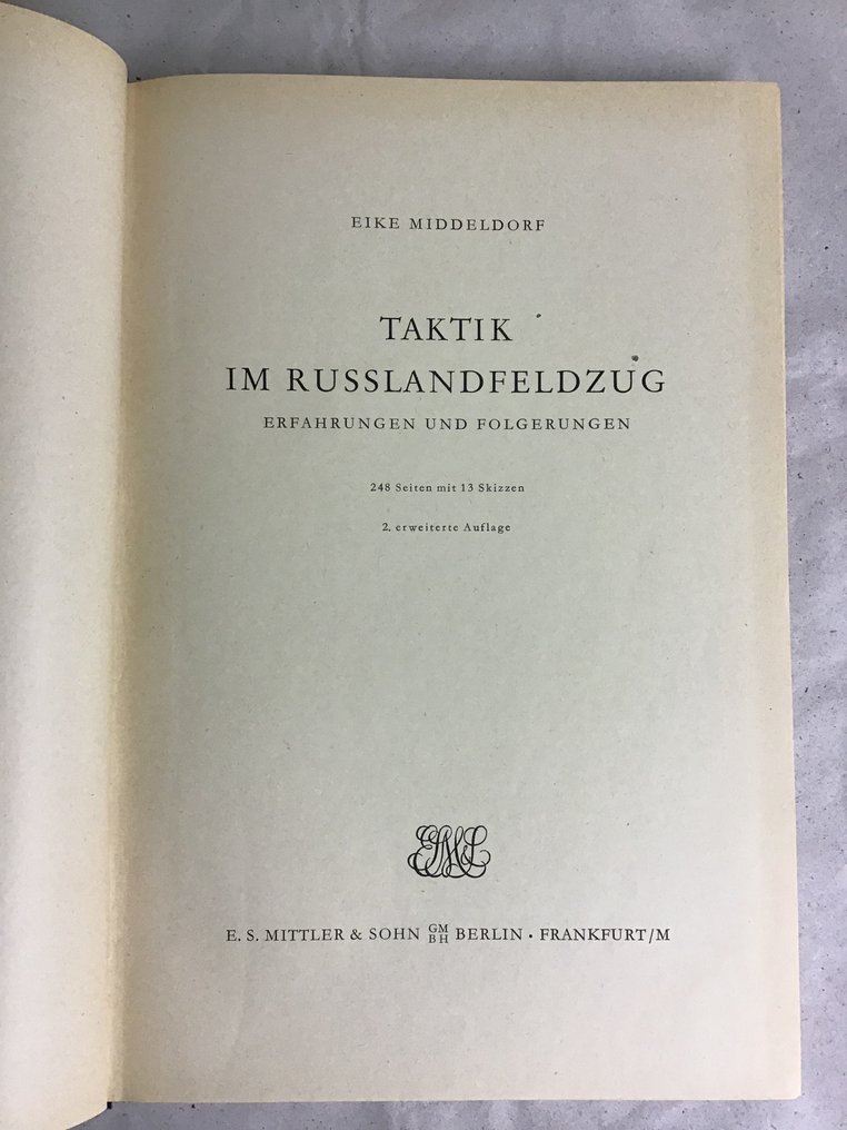 Eike Middeldorf - Taktik im Russlandfeldzug - 1957 #1.2