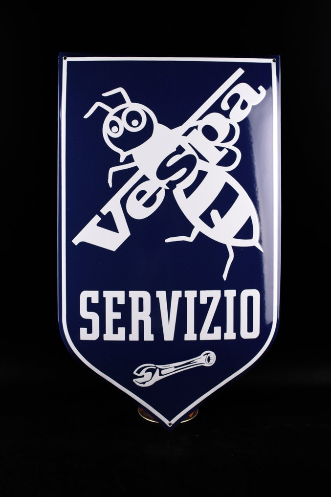 Sign - Vespa - Service emblem "vasp design" #1.1