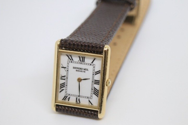 Raymond Weil - Tank Watch (Like Carter) - 18k Gold Electro Plated - Zonder Minimumprijs - 5767-1 - Heren - 2000-2010 #2.1