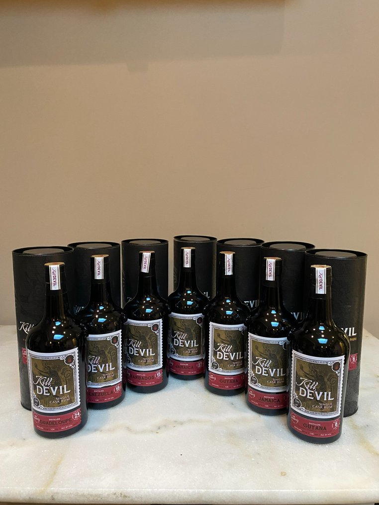 Caroni, Foursquare, Montebello, Diamond, Clarendon, Long Pond, New Yarmouth, Ten Cane Kill Devil - Single Cask Series - 700 ml - 13 botellas #1.0