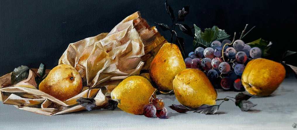 Alexander Nakonechnyi (XX-XXI) - Pears and grape #1.1