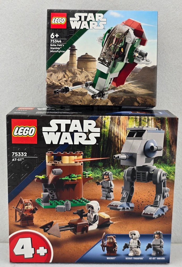 Lego - Star Wars - 75344 - Boba Fett's Starship Microfighter/ 75332 - AT-ST - 2020+ #1.1