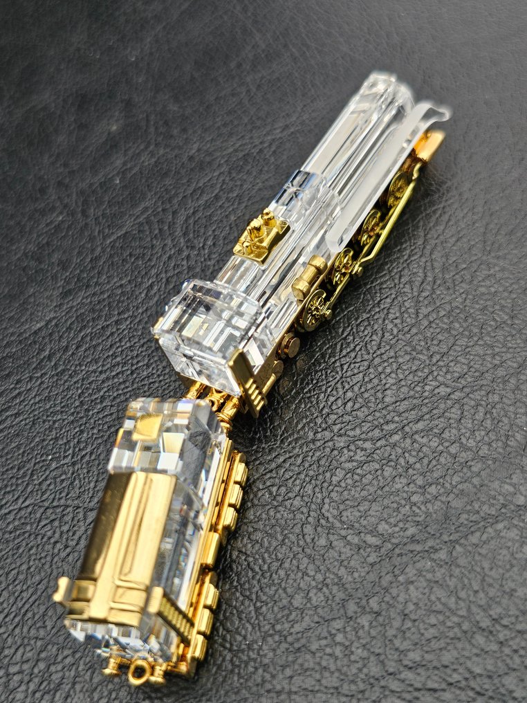 Estatueta - Locomotive 220 505 - Boxed - cristal/banhado a ouro #1.2