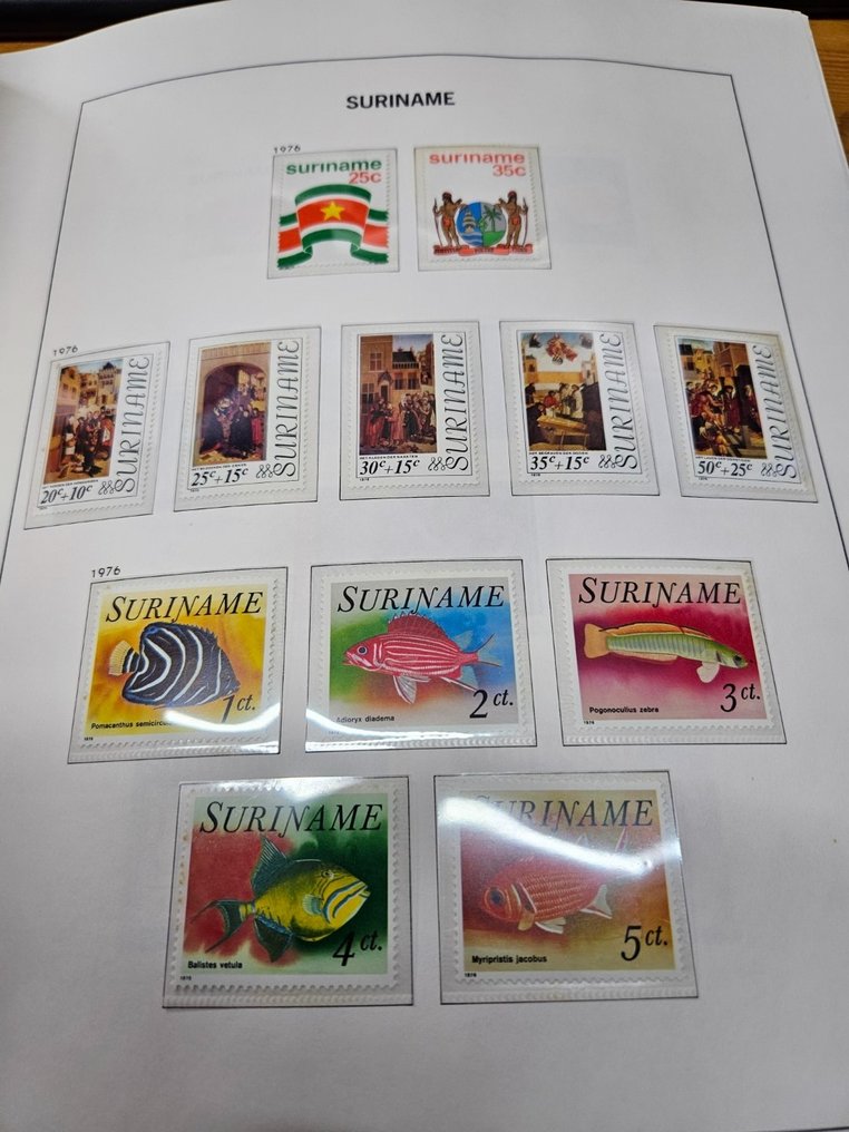 Suriname 1975/1999 - Collectie in 2 DAVO albums #3.1