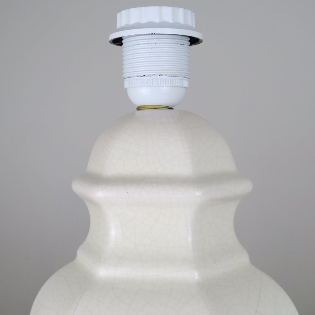 Chinese Tafellamp met Pagode Lampenkap - Jaren 60/70 - Lámpara de sobremesa - Madera, Porcelana #1.2