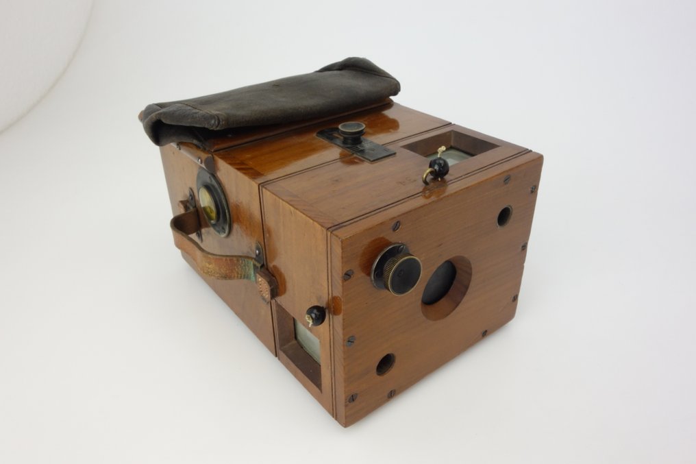 Deutsche Detektiv Box HOLZ um 1890 Nr 32234 9x12cm Hersteller unbekannt jv066 間諜相機 #1.1
