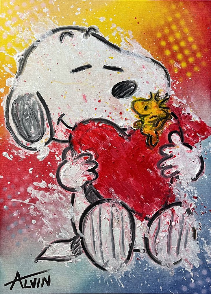 Alvin Silvrants (1979) - Snoopy and Woodstock - Love #1.1